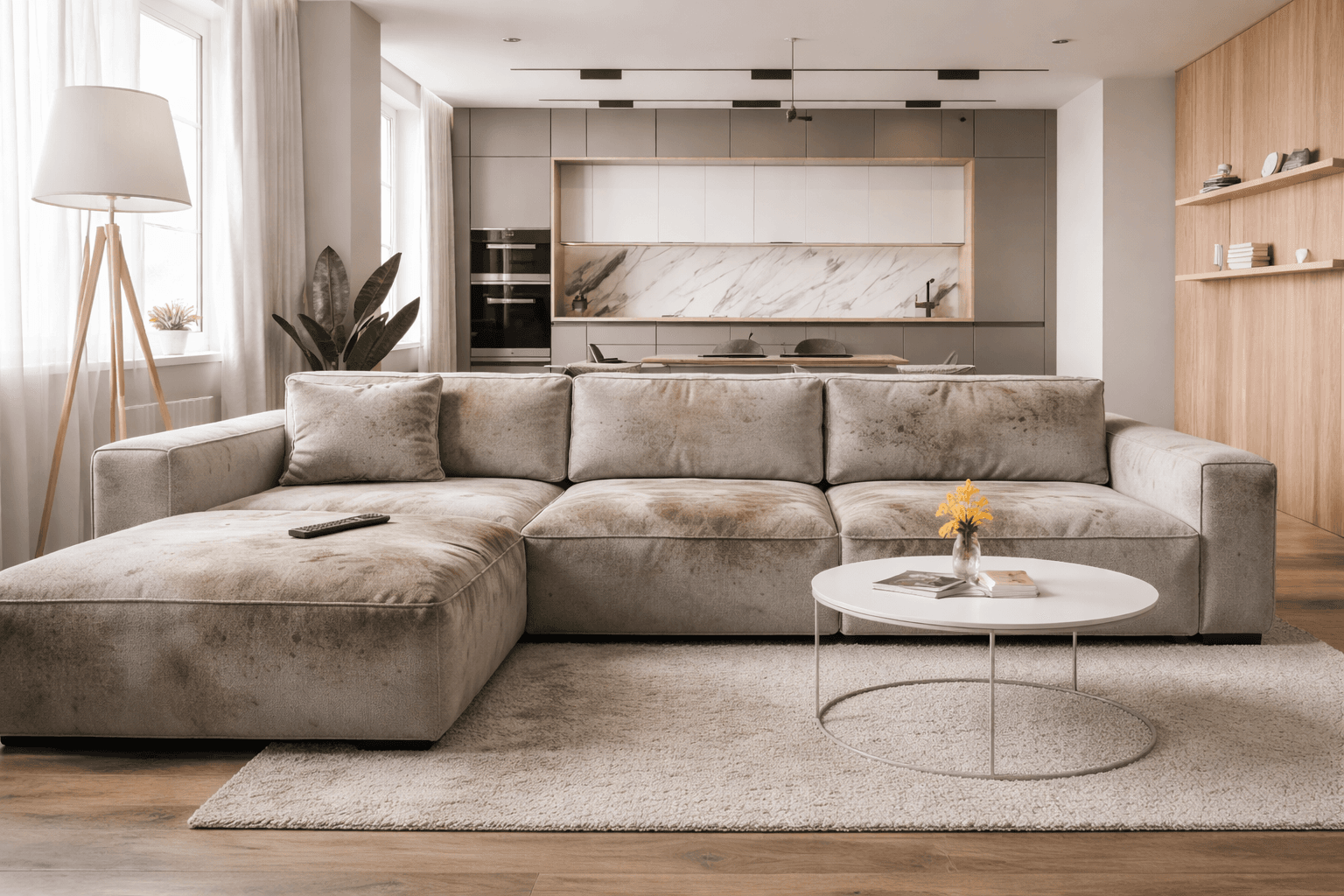 After professional cleaning